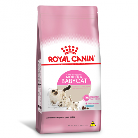 Ração Royal Canin Mother & Babycat Para Gatos Filhotes e Gatas Gestantes ou em Lactação - 1,5Kg
