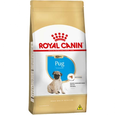 Ração Royal Canin Pug Júnior Para Cães Filhotes de Raça Pug - 1Kg