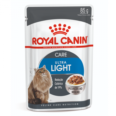 Ração Úmida Royal Canin Ultra Light Para Gatos Adultos - Sachê - 85g