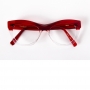 Óculos Receituário Modelo Tóquio Vermelho com Cristal