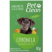 Sabonete para Cães e Gatos Pet Clean - Citronela - 80g