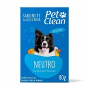Sabonete para Cães e Gatos Pet Clean - Neutro - 80g