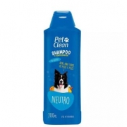 Shampoo e Condicionador para Cães e Gatos Pet Clean - Neutro - 700 ml