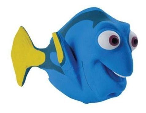 Kit 3 Brinquedos Mordedores Macio Procurando o Nemo - Squirt + Dory + Nemo