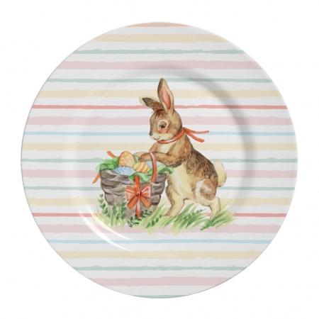 Jogo de Prato Raso Color Rabbits - 101 6 peças