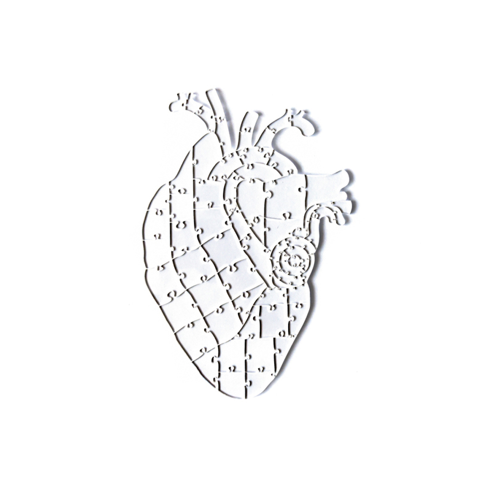 Quebra Cabeça Transparente Heart (65 peças) + Caixa