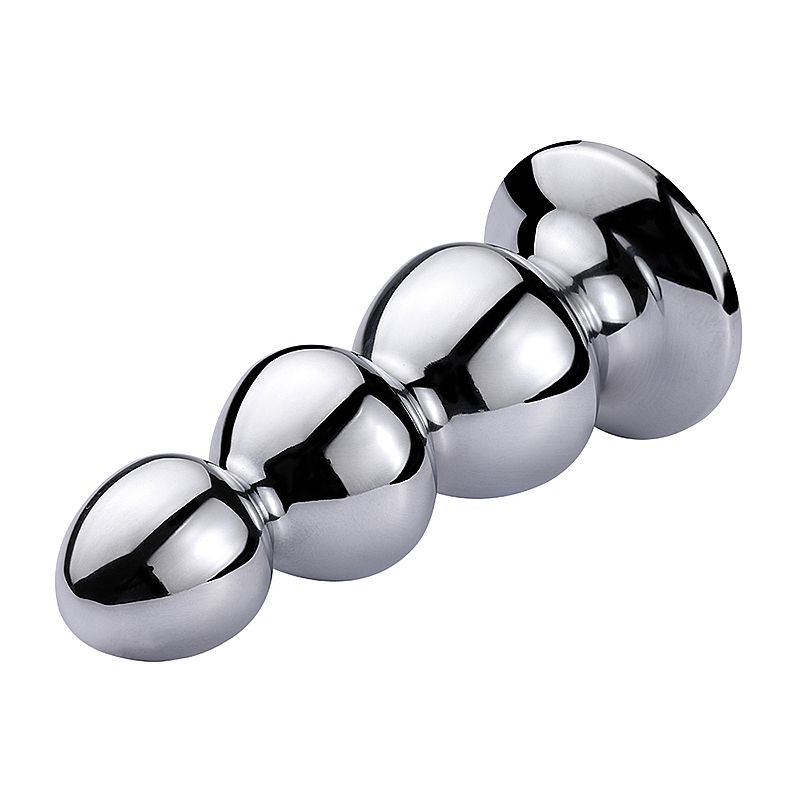 Plug Anal em Aço com 3 Tamanhos de Esferas - Tamanho G - 6359