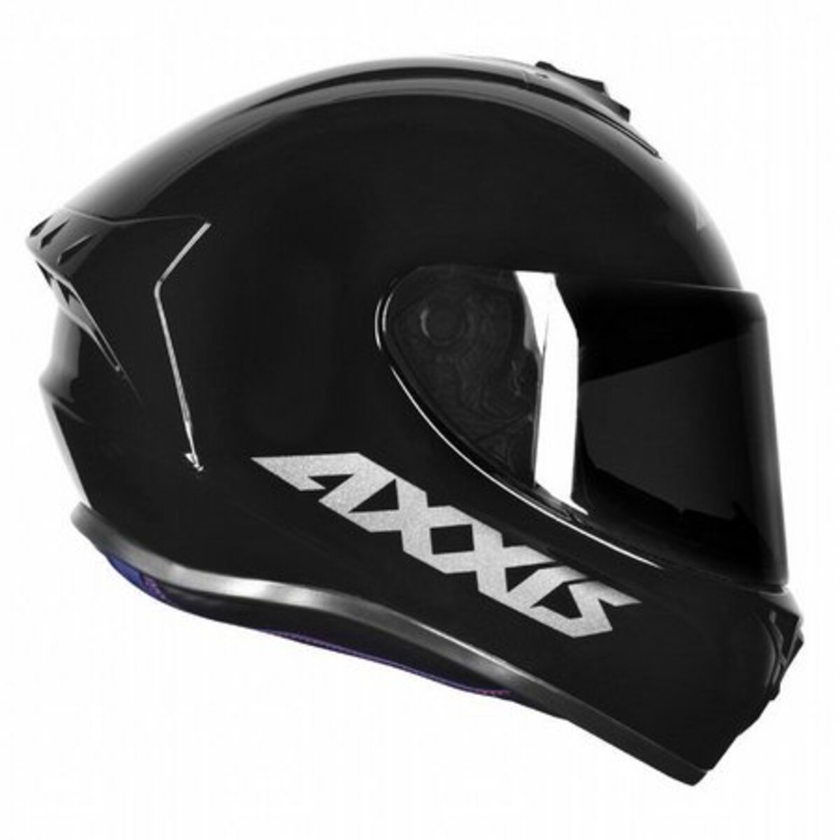 CAPACETE AXXIS DRAKEN SOLID GLOSS BLACK 60/L