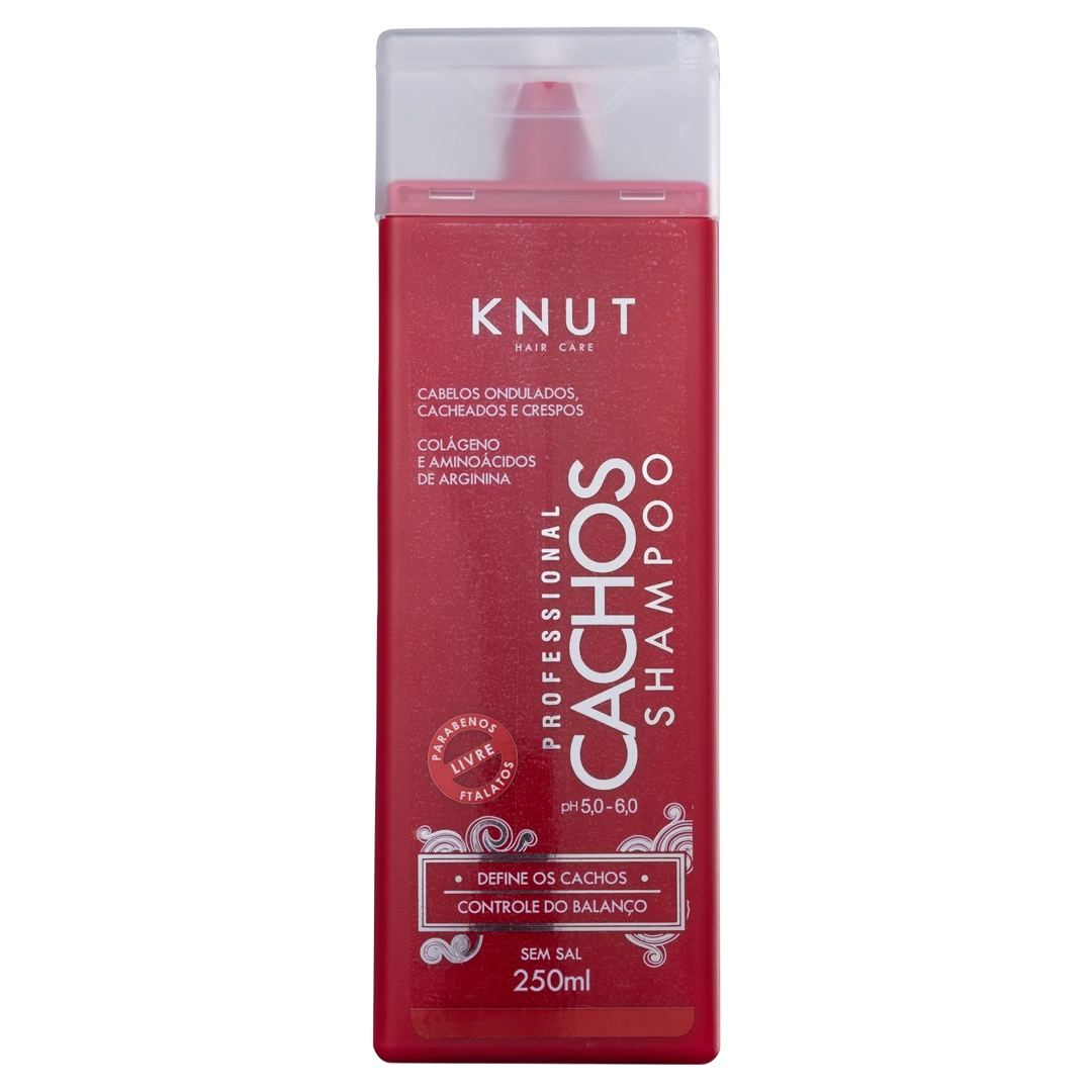 Kit Cachos Knut Shampoo+Condicionador+Máscara+Gelatina
