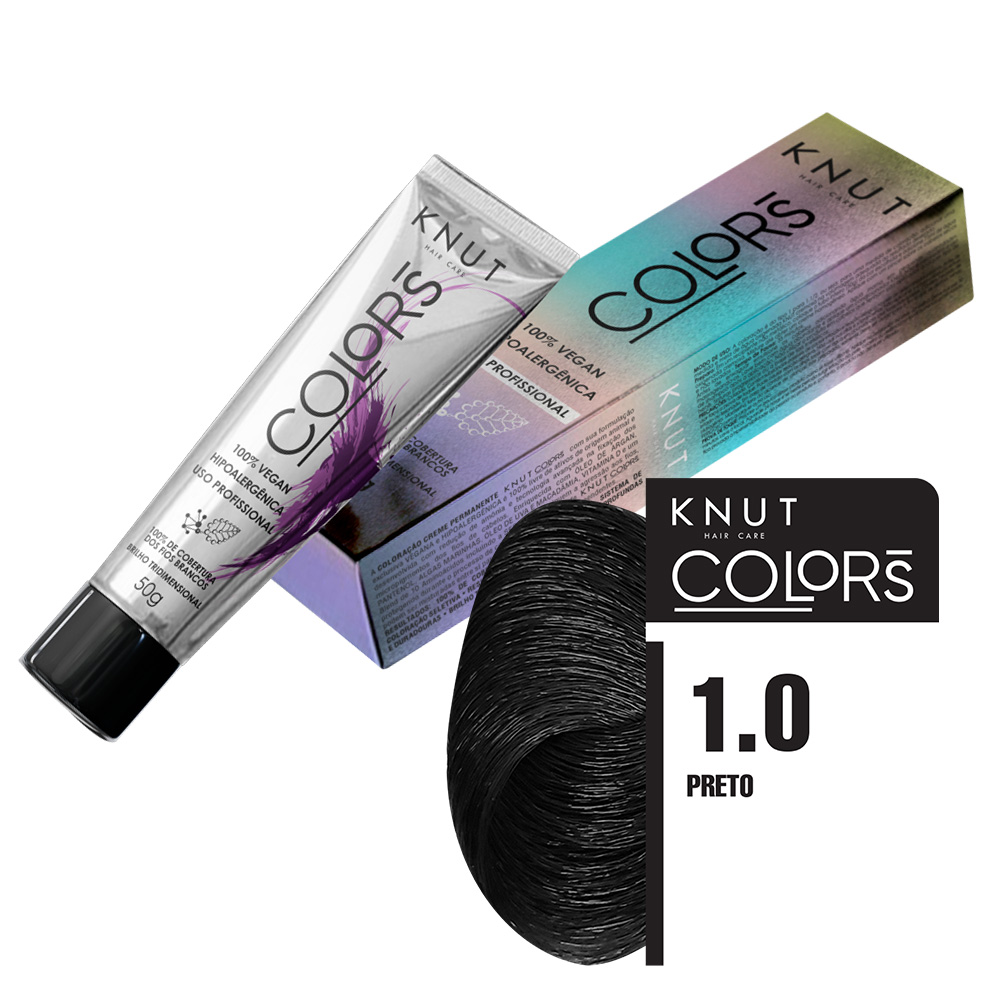 Knut Colors 50g - Preto 1.0