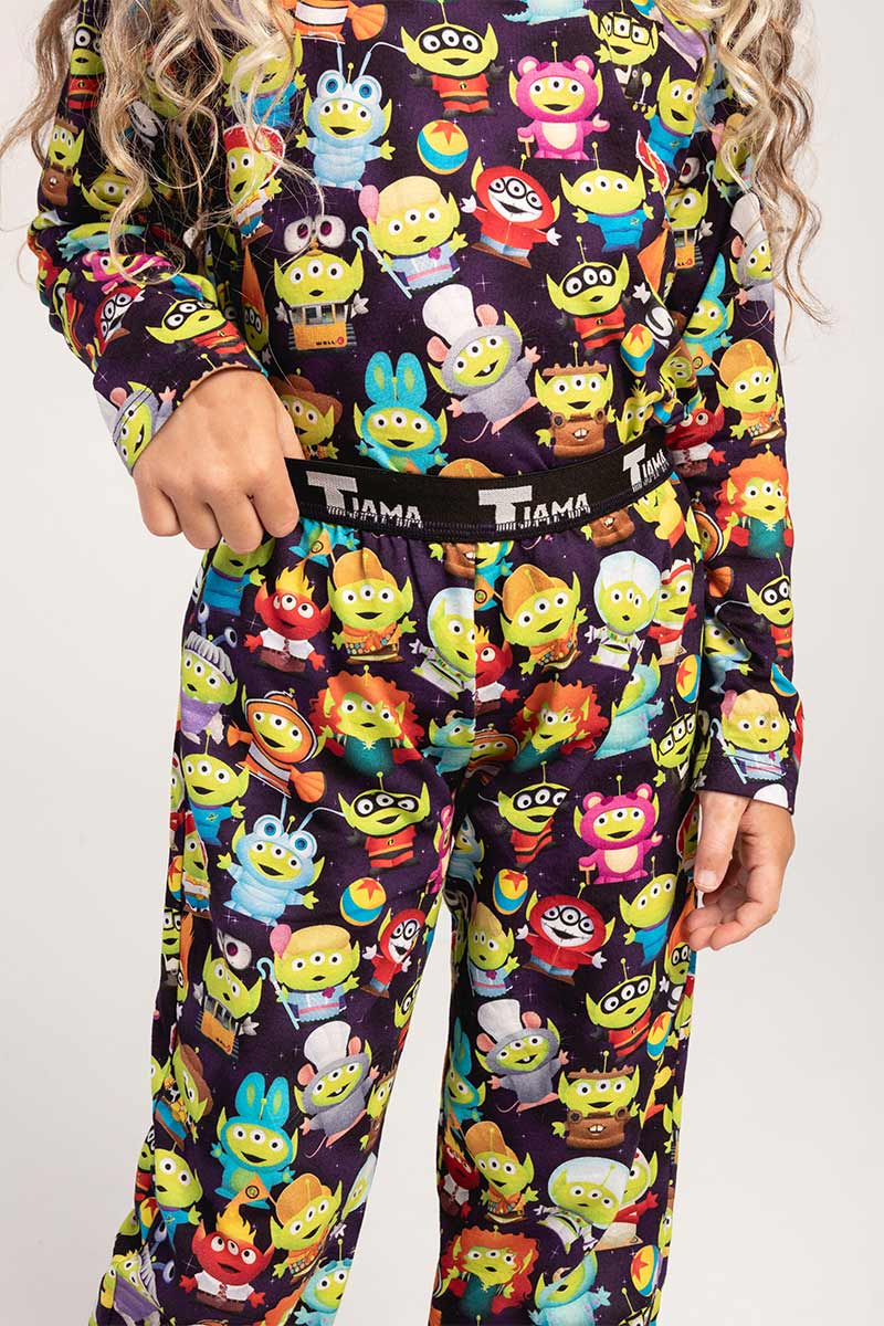 Calça Pijama Infantil Estampada Disney Pixar Aliens