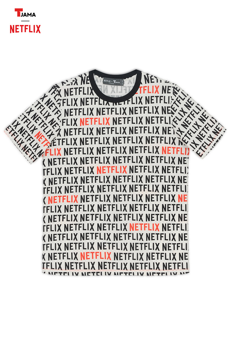 Kit Camiseta e Shorts Masculino Netflix