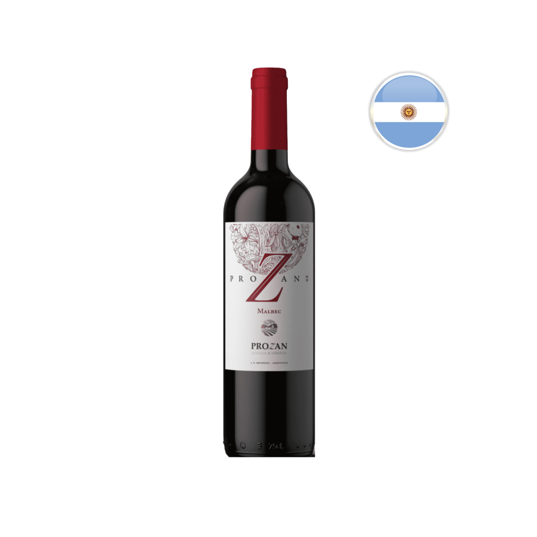 Vinho Argentino Tinto Prozan Malbec Garrafa 750ML
