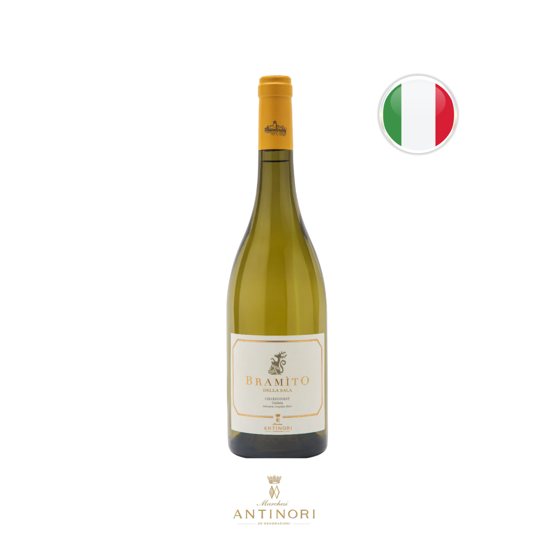 Vinho Italiano Branco Bramìto Chardonnay Castello Della Sala 750 ml