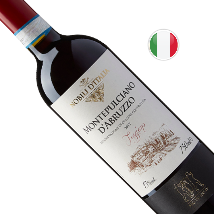 Vinho Italiano Tinto Nobili D' Italia Tiziano Montepulciano D'Abruzzo DOC Garrafa 750ML