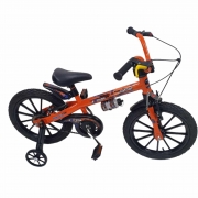 Bicicleta Nathor Infantil Aro 16 Aço Masculino Extreme Laranja