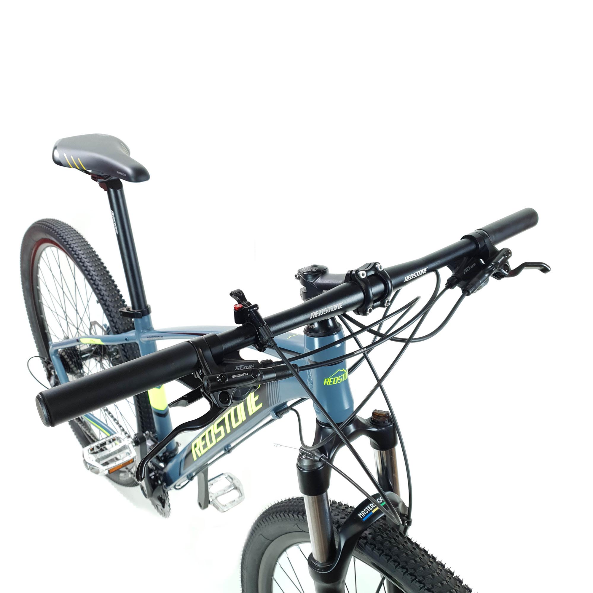 Bicicleta Aro 29 Redstone Aborygem , Suspensão Mastershock, Freio Shimano MT200