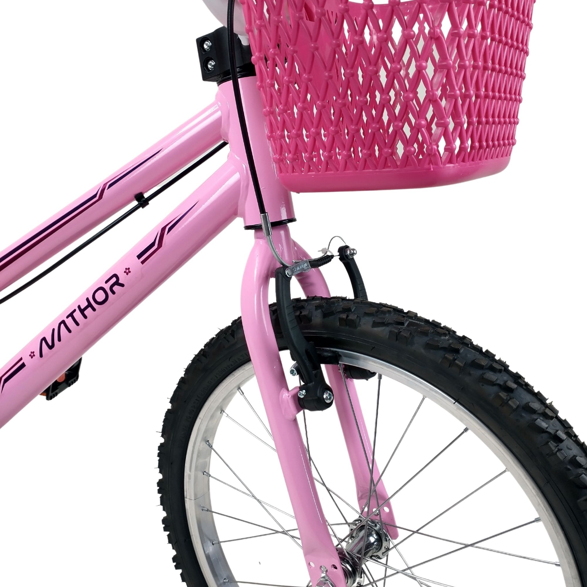 Bicicleta Nathor Infantil Aro 20 Aço Feminina Bella Raiada