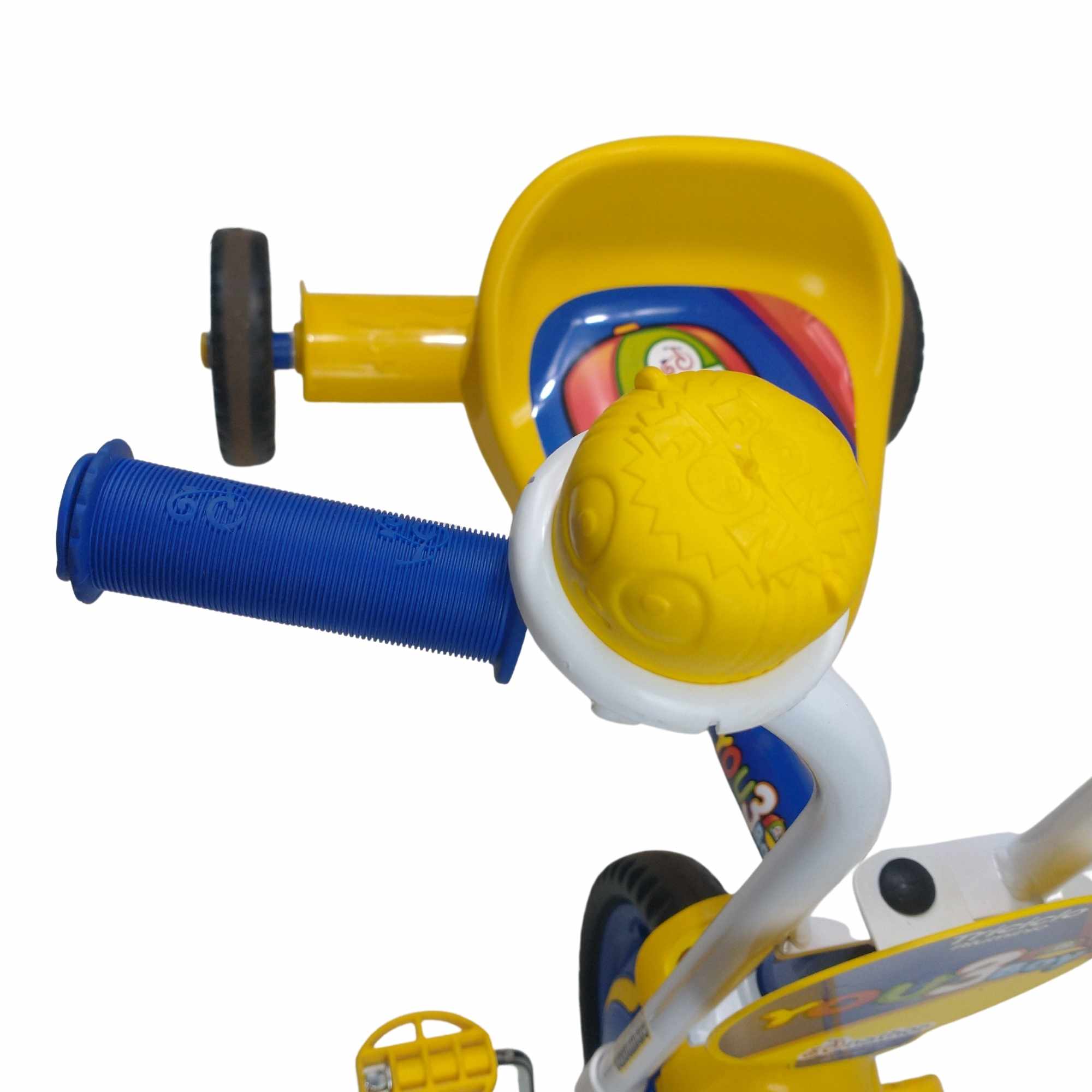 Triciclo Infantil Nathor Aro 5" You 3 Boy Azul-Amarelo