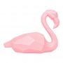 Enfeite Flamingo Sentado Esquerdo em Resina YM-26