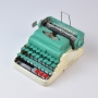 Enfeite Máquina de Escrever Azul LR-18