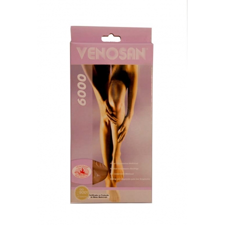 Meia-calça Compressiva 20-30mmHg 6000 Pé Fechado AT (Bronze) VENOSAN BR620232