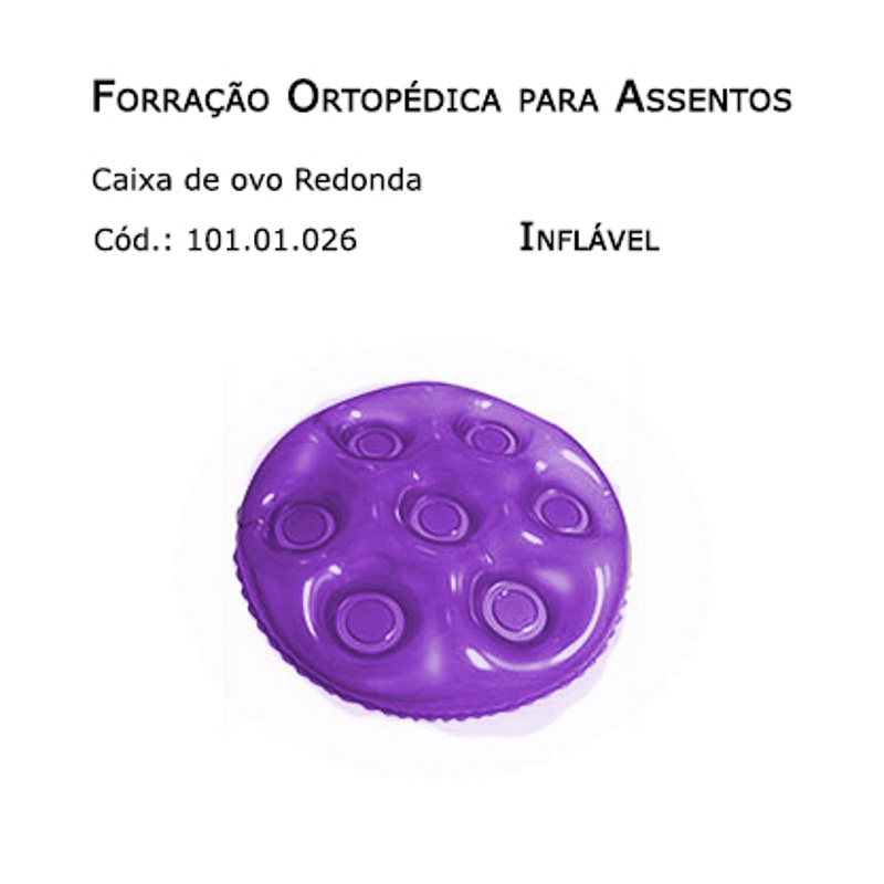 Almofada Caixa de Ovo Redonda (Inflável) Bioflorence 101.0026