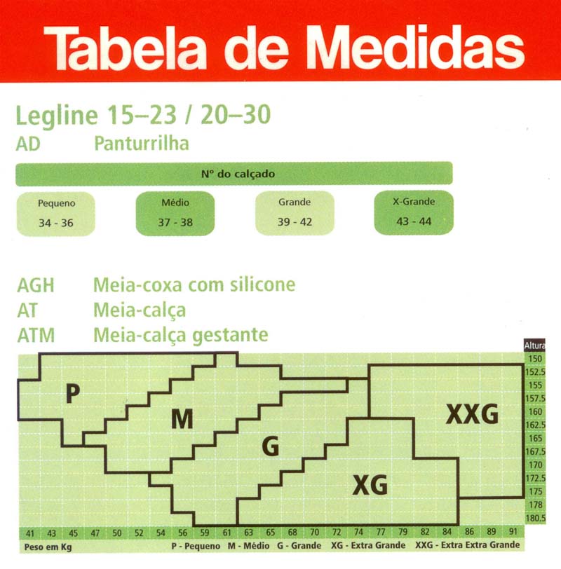 Meia 3/4 Compressiva 20-30mmHg Legline Pé Fechado AD (Olinda) VENOSAN VL30OL