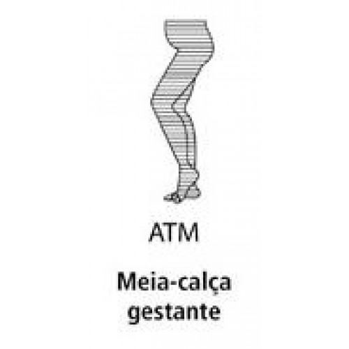 Meia-calça Compressiva 15-23mmHg Gestante Legline - Pé Aberto (Cor: Sahara) - VENOSAN  VLA24SA