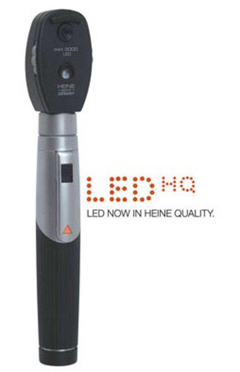 Oftalmoscópio LED Mini3000 Cabo de Pilhas - HEINE D-008.71.120