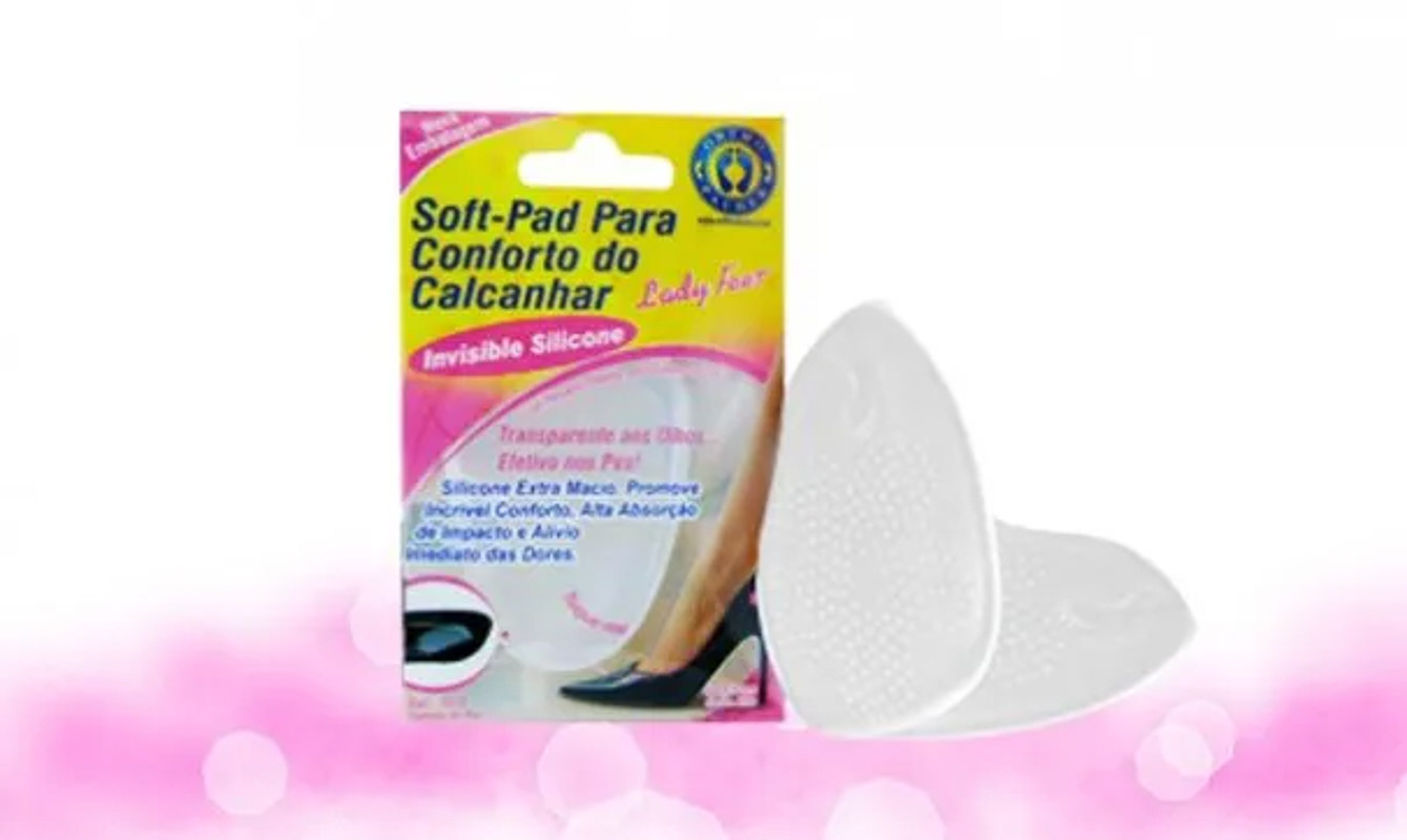 Soft-Pad para Conforto no Calcanhar Lady Feet - Ortho Pauher Cx c/12  OP1018