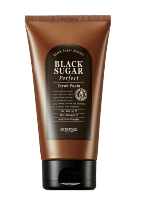 Sabonete Facial Black Sugar Perfect Scrub Foam - Skinfood
