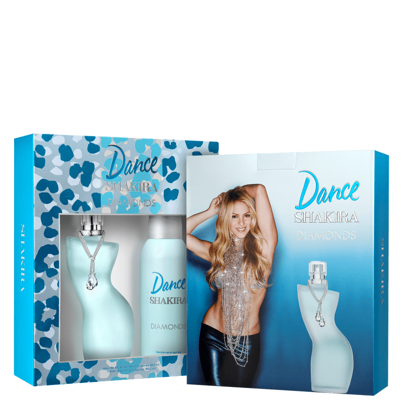 Kit Shakira Dance Diamonds Eau de Toilette Feminino 80ml + Deo 150ml