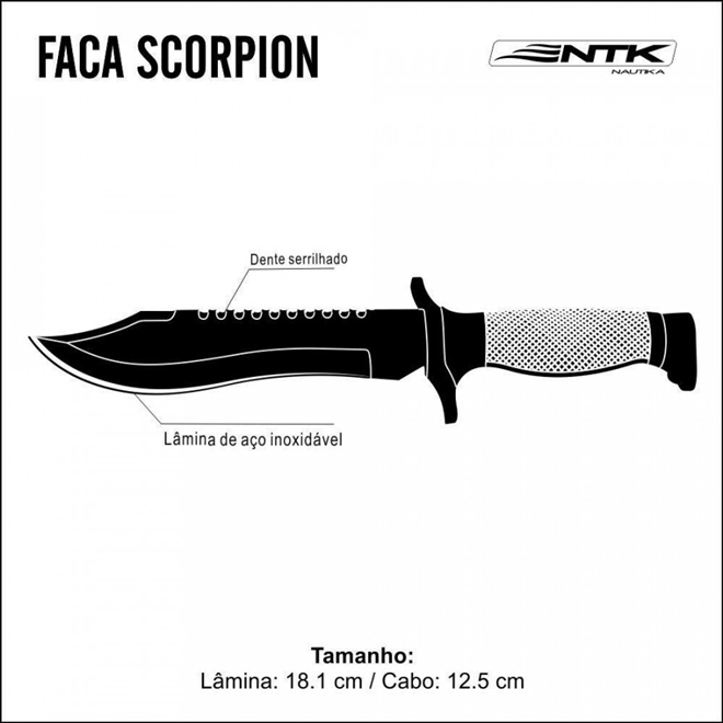 Faca Scorpion - Nautika