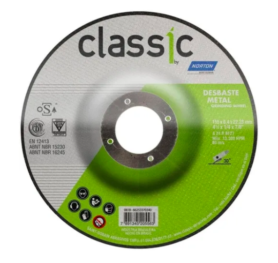 Disco de Desbaste 4.1/2 - Norton Classic