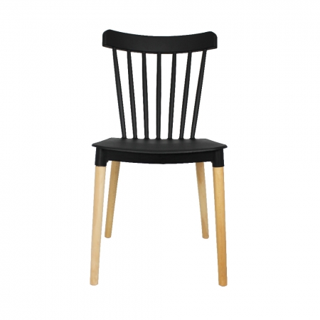 Cadeira Nordic Windsor Preta