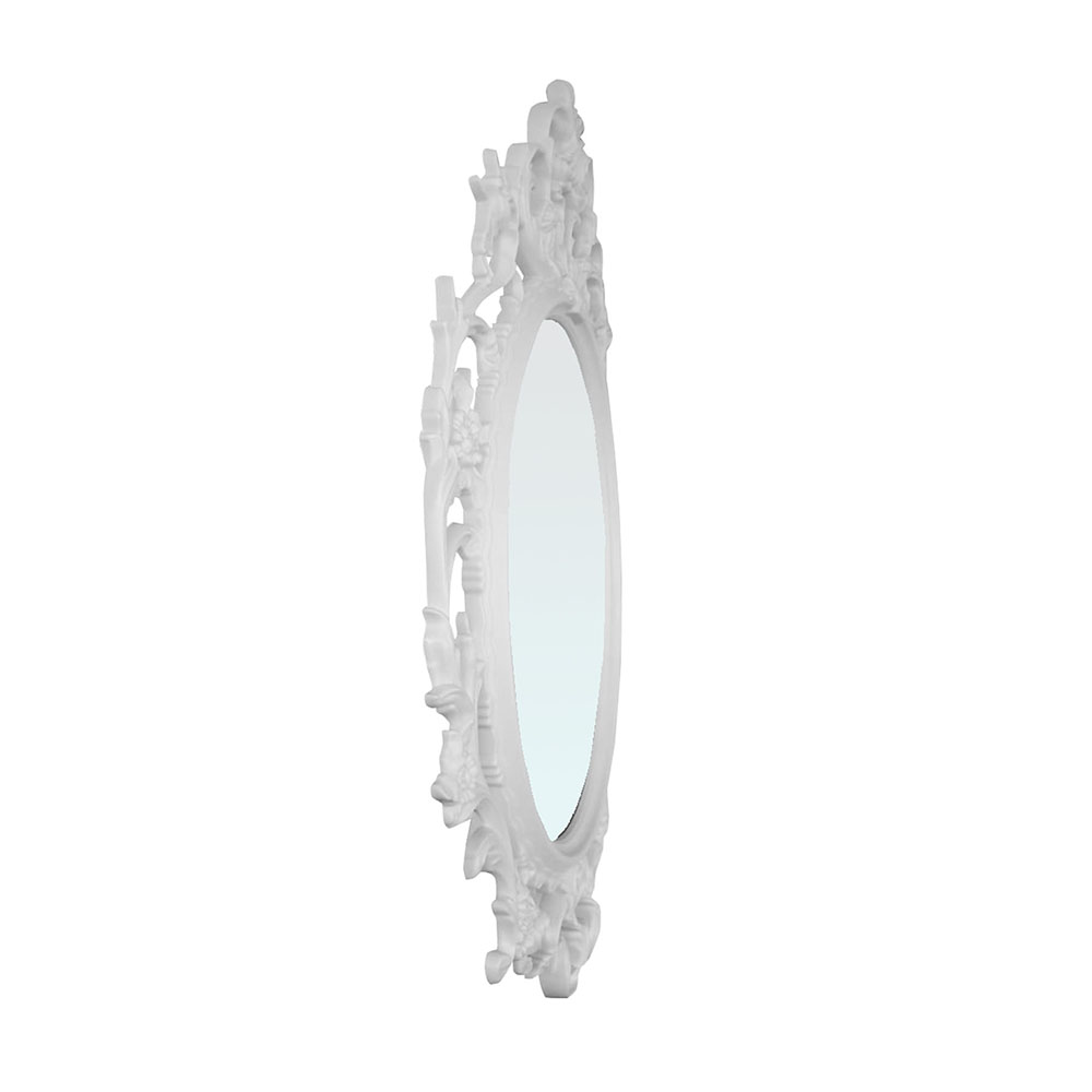 Espelho Redondo Vênus 60x60x4cm Branco