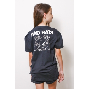 Camiseta Mad Rats Kids Truck Team  Preta
