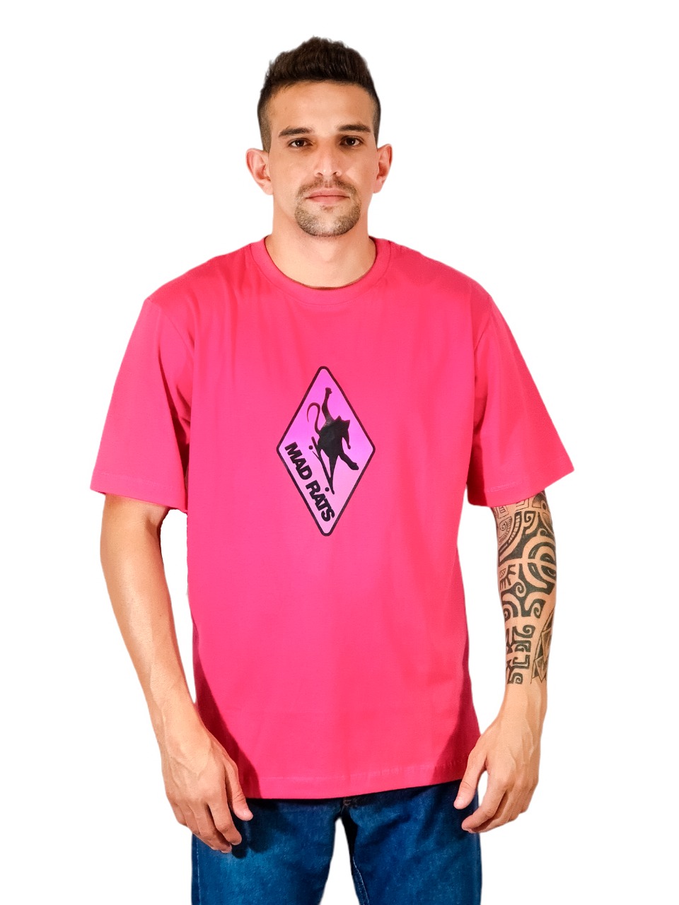 Camiseta Logo Pink Rosa