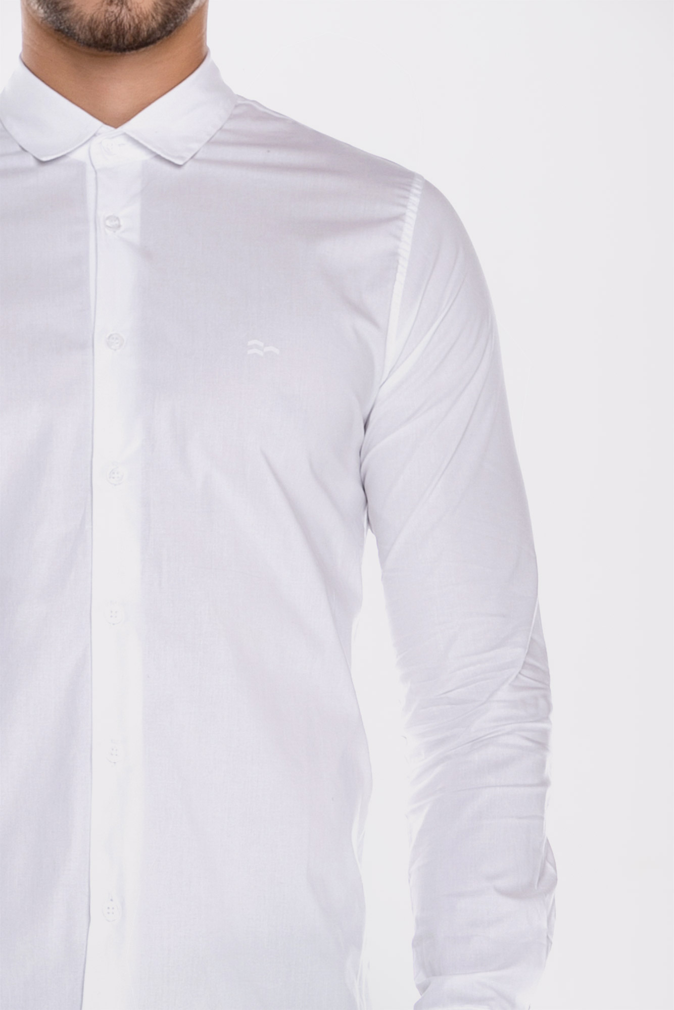 Camisa Social Ml Confort White
