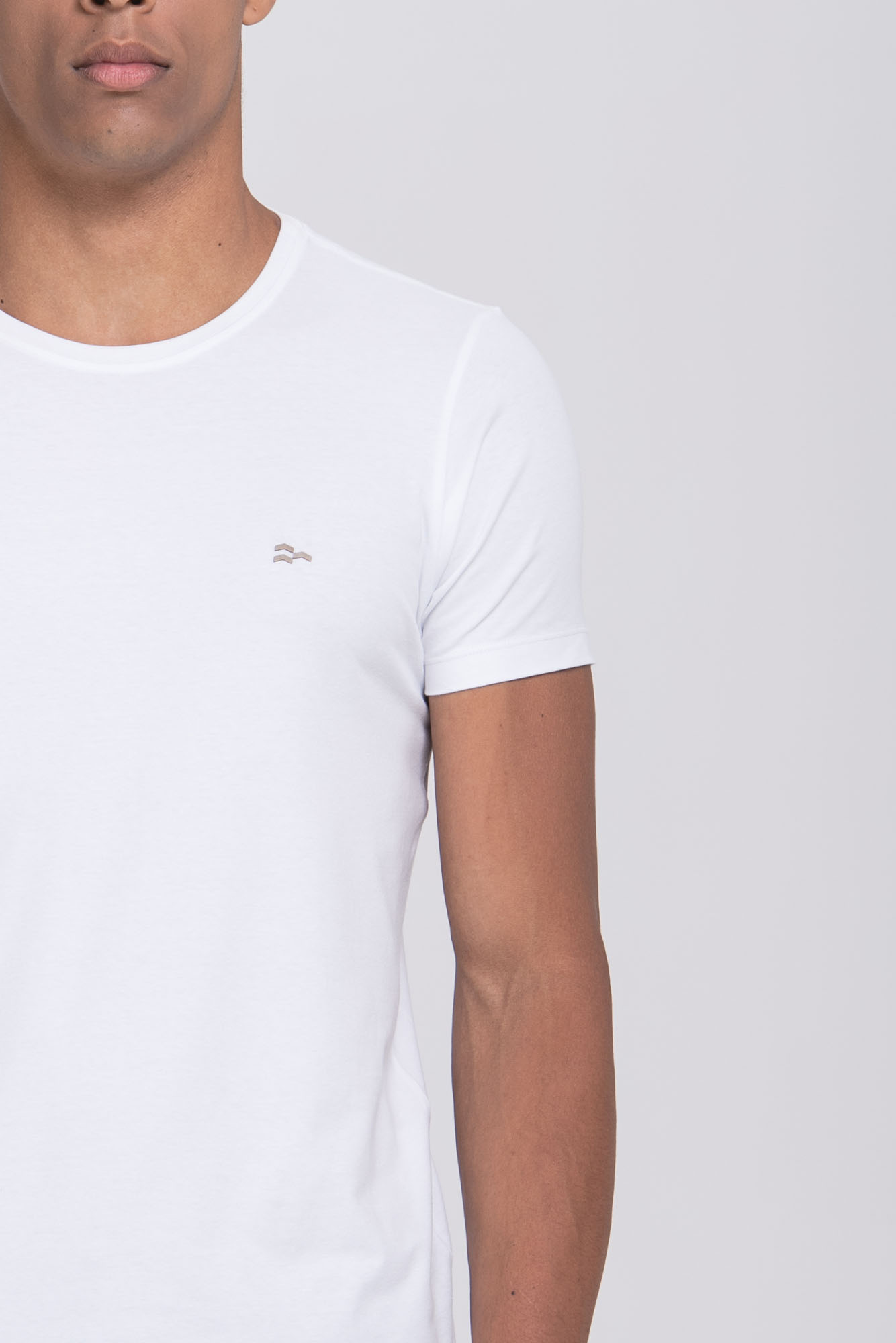 Camiseta Basic Egypt Branco/Marrom