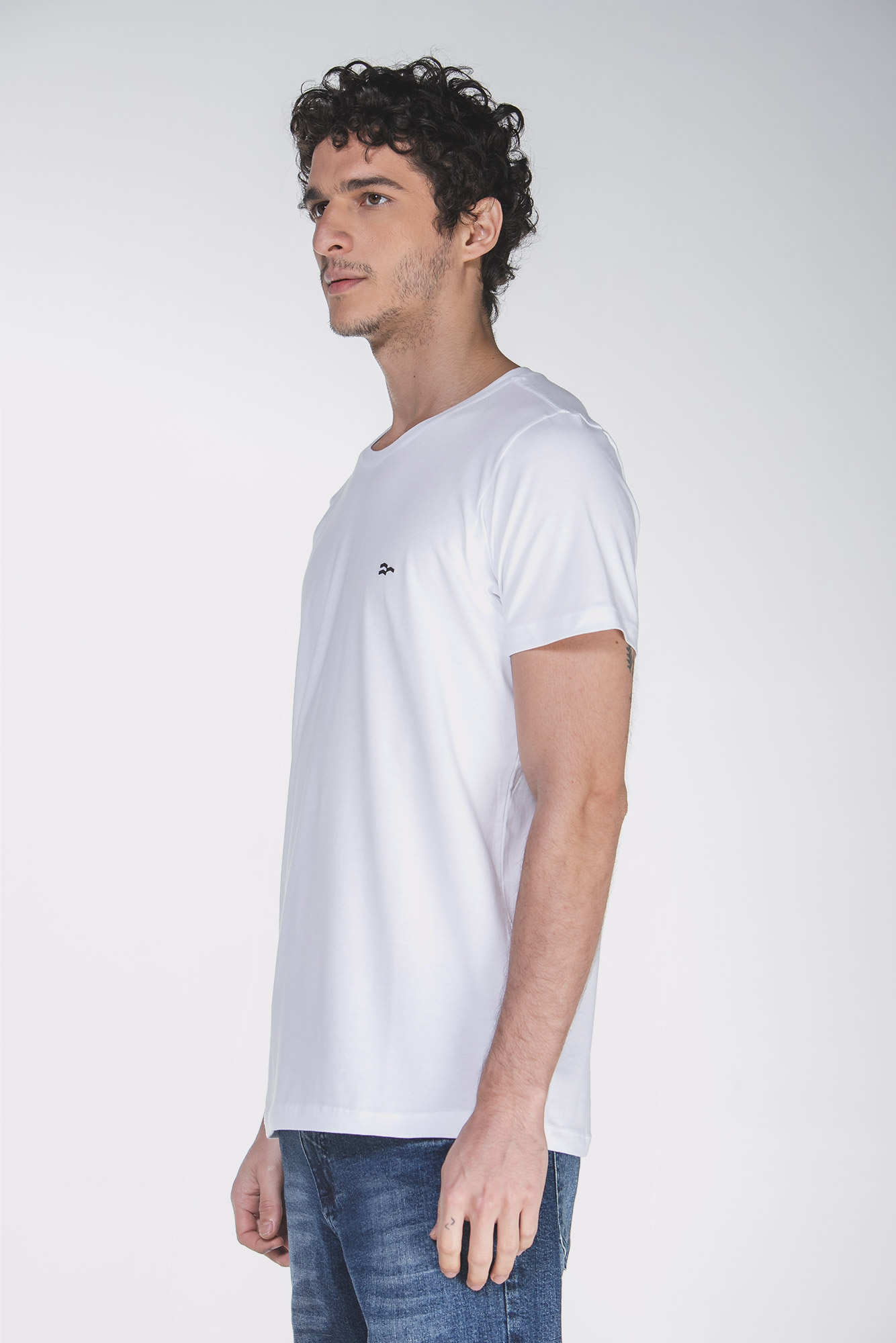 Camiseta Basic Egypt Branco/Preto