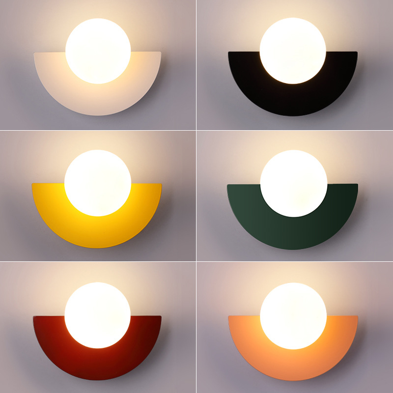 Criativo Nordic LED Lâmpada De Parede, Quarto, Cabeceira, Hotel, Restaurante, Corredor, Luzes, Interior, Iluminação Moderna