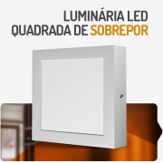 PAINEL LED  6W QUADRADO SOBREPOR 6500K SPOTLUX