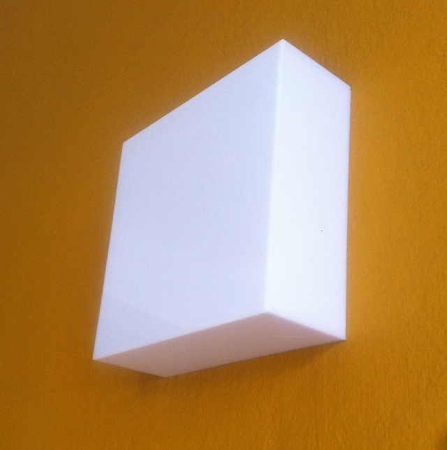 Luminária com sensor de Presença e Fotoc. Quadrada