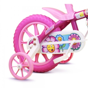 Bicicleta Aro 12 Infantil Feminina Flower
