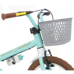 Bicicleta Aro 16 menina Antonella Verde Acqua Nathor