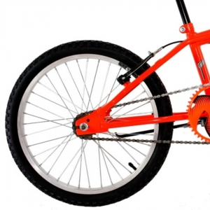 Bicicleta Aro 20 Masculina Freio V-Brake Mutante cor Laranja Neon
