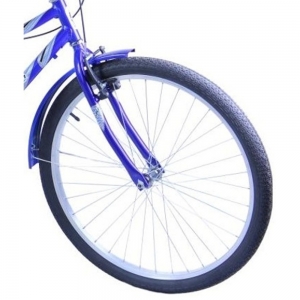 Bicicleta Aro 26 Masculina Barra Circular VB Potenza Azul