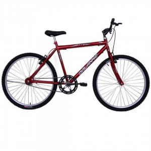Bicicleta Aro 26 Masculina Sport Bike Cor Vermelha